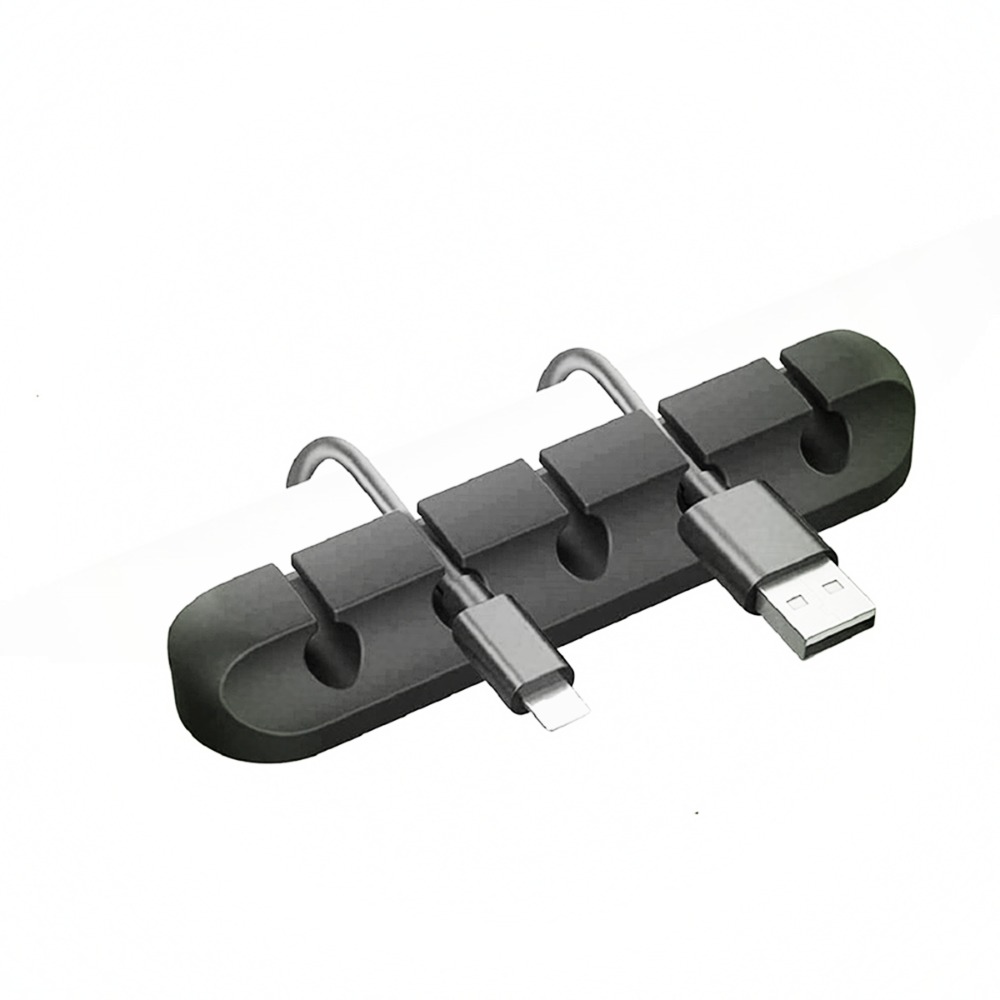 New Black Cable Organizer Flex - Cable Lock Flexible 评论和价格